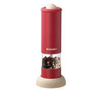 Pepper Grinder, Pepper Mills, Barbecue Seasonings Adjustable, Coarseness One-Hand, Seasoning Mill For Battery-Powered, Led Light, Stainless Steel, Salt Shaker, 22 ml