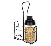 Pepper Grinder Stand: Caddy In Acciaio Durevole Con Maniglia Per Il Tavolo Da Pranzo Da Cucina | Organizer Di Strumenti Di Condimento Sicuro Per Lavastoviglie Per Adulti, Amici, Famiglie, Regalo C