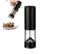 Pepper Grinder - USB Rechargeable Electric Salt Pepper Mill, Adjustable Coarseness Grinder Shaker | ABS Stainless Steel Ceramic Core Mill For Kitchen, Cooking, Cafe And Dining Use