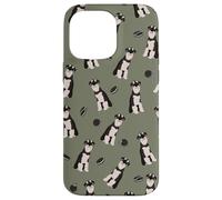 Pepper Pup - Schnauzer bianco e nero in lilla Custodia per iPhone 14 Pro Max