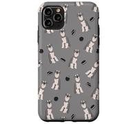 Pepper Pup - Schnauzer grigio e bianco in grigio Custodia per iPhone 11 Pro Max