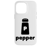 Pepper Shaker Halloween semplice costume condimento Custodia per iPhone 14 Pro Max