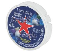Pepperell 1 mm Stretch Magic Bead And Jewelry Cord, 5 m, Clear, 15x9x2 cm