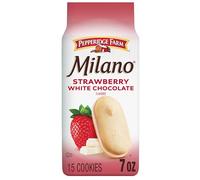 Pepperidge Farm Milano Biscotti Aromatizzati Fragola Cioccolato Bianco Sacchetto 200ml