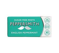 Peppersmith Xylitol Natural English Peppermint Mints 12 x 15g pack