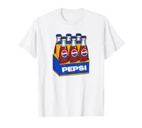 Pepsi - Cassetta per Bottiglie, Stile retrò, Confezione da 6 Maglietta