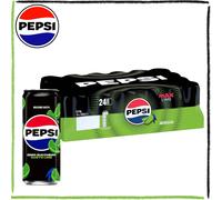 Pepsi Cola Lime Bevanda Analcolica Gassata Zero Zucchero Vegan Lattina 24x330ml