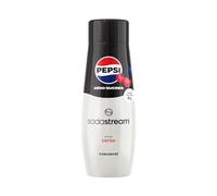Sodastream Pepsi Concentrato Zero Sugars Aroma di Ciliegia per Acqua Frizzante e Macchina Soda | Prepara fino a 9 litri di Pepsi in pochi secondi, Gusto originale, 440ml