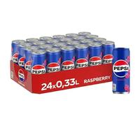 Pepsi Raspberry Flavour 24 x 330 ml (24 lattine - gusto lampone)