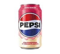Pepsi Strawberry Cream Soda Zero Zuccheri Confezione da ml.330 x 24 Lattine