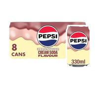 Pepsi Treats Cream Soda, 8 x 330 ml