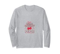 Pepsi Wild Cherry Light & rinfrescante Retro Graphic PAPL1938 Maglia a Manica