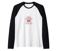 Pepsi Wild Cherry Light & rinfrescante Retro Graphic PAPL1938 Maglia con Maniche Raglan