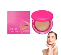 Peptide Bounce Balm Foundation,Idratante,Per pelle matura,Copertura pulita,Naturale,Medio costruibile,Linee sottili sfocate,Liscia la consistenza,Per tutti i tipi di pelle (Buio, 1)