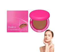 Peptide Bounce Balm Foundation,Idratante,Per pelle matura,Copertura pulita,Naturale,Medio costruibile,Linee sottili sfocate,Liscia la consistenza,Per tutti i tipi di pelle (Cacao, 1)