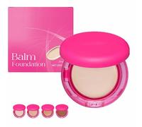Peptide-Infused Bounce Balm Foundation,Peptide Bounce Foundation,Hydrating,Age-Defying Makeup,For Mature Skin,Natural,Buildable Medium Coverage & Line Blurring,Smooths Texture,All Skin Types (02, 1)