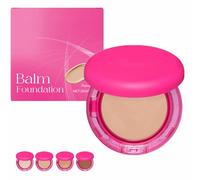 Peptide-Infused Bounce Balm Foundation,Peptide Bounce Foundation,Hydrating,Age-Defying Makeup,For Mature Skin,Natural,Buildable Medium Coverage & Line Blurring,Smooths Texture,All Skin Types (03, 1)