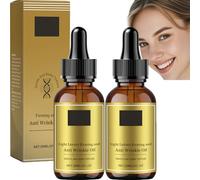 Peptide, olio antirughe, Light Luxury Firming and Anti-Wrinkle Youthful Face Serum, siero rassodante idratante viso per donne, riduce le rughe sottili (2 pezzi)