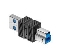 PEPWE Adattatore per stampante USB B USB3.0 Tipo C a B Porta Quadrata Collegamento Convertitore Hard Disk Enclosure Copier Trasferimento Adattatore Portatile USB A A B Converter