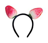 PEPWE Fascia colorata a tema frutta e verdura per varie età, ideale per compleanni, vacanze, festival, vari eventi, riunioni, divertenti copricapo, Paglia a doppia testa, Taglia unica