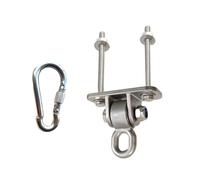 PEPWE Gancio per altalena in acciaio inox Heavy Duty Hanger per amaca trapezio e sacco da boxe Set Outdoor Heavy Duty Eye Bolt