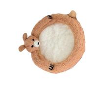 PEPWE Sottobicchieri decorativi in feltro di lana con disegni animali decorazione termoisolante tazza stuoia per ufficio animale