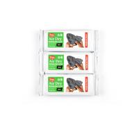 Pepy Premium European Air Dry Modeling Clay Nero Confezione da 3 Barre da 1,1 libbre 3,3 libbre totali Argilla autoindurente all'aria facile da u