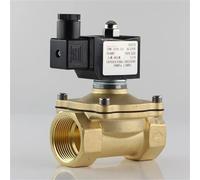 PEQYUACTE Elettrovalvola normalmente Chiusa, valvola for Acqua, Bobina Completamente Chiusa IP65, AC220V DC12V DC24V, G3/8" G1/2" G3/4" G1 G1-1/4 G1-1/2(1-1/2",12V)