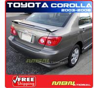 Per 03-08 Corolla 4DR Sedan Posteriore Coda Tronco Ali Aletta Primer Non Dipinto