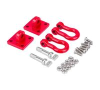 Per 1/10 Rc Car Crawler Truck Professionale Heavy Duty Verricello Grillo Set Completo Gancio Traino In Metallo Con Aggiornamento Decorazione Catena Rimorchio Componenti Modelli RC