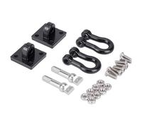 Per 1/10 Rc Car Crawler Truck Professionale Heavy Duty Verricello Grillo Set Completo Gancio Traino In Metallo Con Aggiornamento Decorazione Catena Rimorchio Componenti Modelli RC