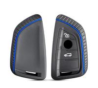 Per 1 2 3 4 5 6 7 Serie X1 X2 X3 X4 X5 X6 F10 F20 F30 F45 F46 F48 G20 G30 G32 G12 1 Pz Custodia In Silicone Per Chiave Auto Portachiavi Cover(Blueine)