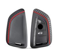 Per 1 2 3 4 5 6 7 Serie X1 X2 X3 X4 X5 X6 F10 F20 F30 F45 F46 F48 G20 G30 G32 G12 1 Pz Custodia In Silicone Per Chiave Auto Portachiavi Cover(Redline)