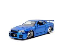 Per:1:24 Brian's 2002 Nissan Skyline GT-R (BNR34) Macchinina In Metallo 12+y Auto Pressofusa