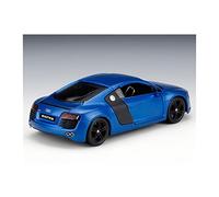 Per: 1:24 R8 Blu E Nero Versione Modificata Di Alta Simulazione Auto Sportiva In Lega Modello Di Auto