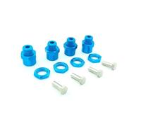 Per 1/8 1/10 RC Auto Aggiornamenti Parti In Lega Alluminio Adattatore Esagonale Da 12mm A 17mm Mozzi Ruota Estensione Dadi Conversione Accessorio Ricambio RC