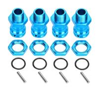 Per 1/8 4 Pezzi/lotto In Lega Di Alluminio 17 Mm Esagonale 23 Adattatore Estensione Ruota RC Modello Auto Giocattolo Accessorio Parti Modificate Rc(Blue)