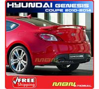 Per: 10-14 Hyundai Genesi Coupe Posteriore Tronco Aletta Dipinta NBA Spazio Nero