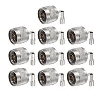 Per 10 Pcs Connettore N Maschio Crimp, 1.5 mm 50 Ohm per Cavo RG316 RG178