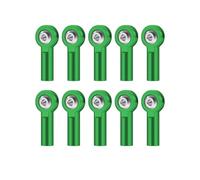 Per 10 Pezzi M2 Link Tirante Terminale Metallo Per Giunto Universale Testa Sferica Fibbia Sterzo Tirante Terminale Per Mini Bielle RC Barche Accessorio Per Auto RC(Green)