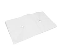 Per 100 pezzi, per la copertura per il poggiatesta, il design del foro, il buon assorbimento dell'acqua, traspirante, monouso, per i saloni di bellezza (Bianco)