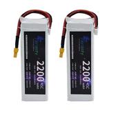 Per 11.1V 2200mAh 3s 45C per batteria LiPo per RC elicottero aereo quadcopter auto con spina T 3S .1v(T plus batteryX2)