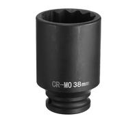 Per 12-Punti Presa a Impatto Profondo 1/2" 38mm Acciaio Cromo Molibdeno