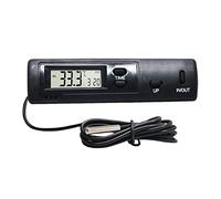 per 12 V Termometro Digitale Auto Display Orologio Elettronico Termometro LCD Retroilluminazione Temperatura Interna Esterna Temperatura Temperatura