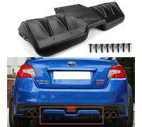 Per 15-21 Wrx Sti Posteriore Paraurti Labbro Diffusore Splitter Opaco Nero Pp