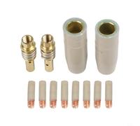 Per 15AK Compatibile 12PCS Rivestimento Protezione Ugelli Set Aviazione Alluminio per una Migliore Efficienza di Saldatura