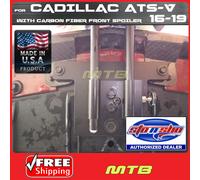 Per 16-19 Cadillac Ats-V Carbonio Fibra Spoiler SNS164 Targa Supporto STO N SHO