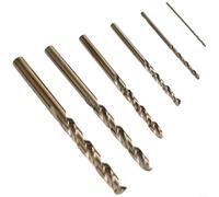 Per 16 mm M35 Cobalto Drill Bit Set 6pcs Hss Ferro 135 ° Punto Top Acciaio per Acciaio Inox Temprato Split Alluminio Foratura Compatibile