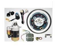 PER 170F 173F 178F 186F 188F 192F GENERATORE DIESEL 5KW MOTORINO AVVIAMENTO VOLANO CORONA INGRANAGGI KIT CONVERSIONE AVVIAMENTO ELETTRICO Motorino Avviamento(186 188 192F CCW)