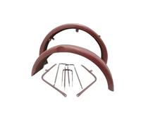 Per 1950s BSA C11 C10 250cc Crudo Metallo Anteriore Post. Parafango Set + Fermi